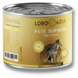 LOBO AZUL GRAIN FREE Pate Supreme Pollo 400g x 6